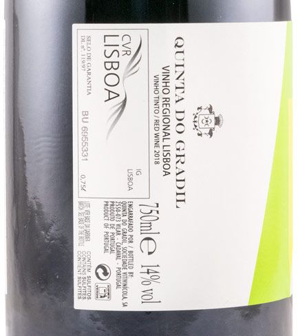 Set Quinta do Gradil Edição Comemorativa 75 Anos TAP red 5x75cl