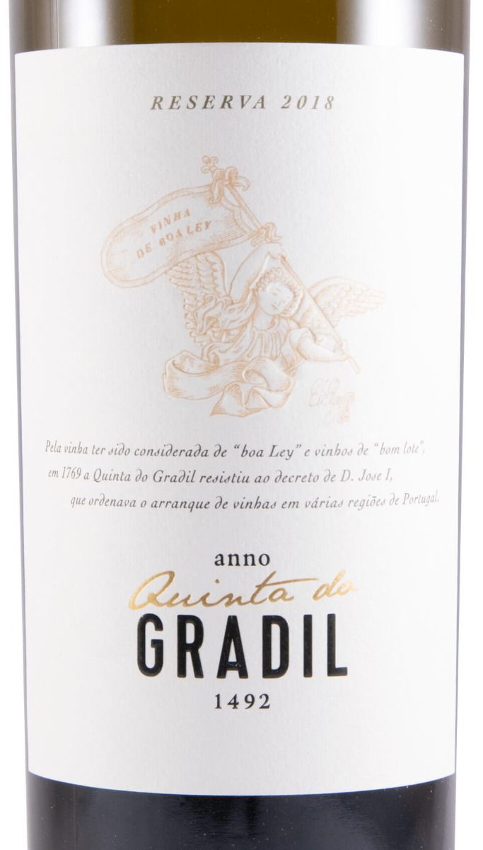 2018 Quinta do Gradil Reserva white