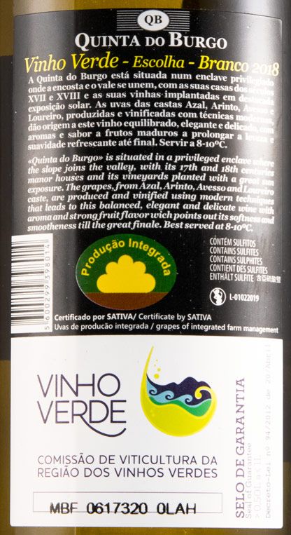 2018 Quinta do Burgo Escolha white