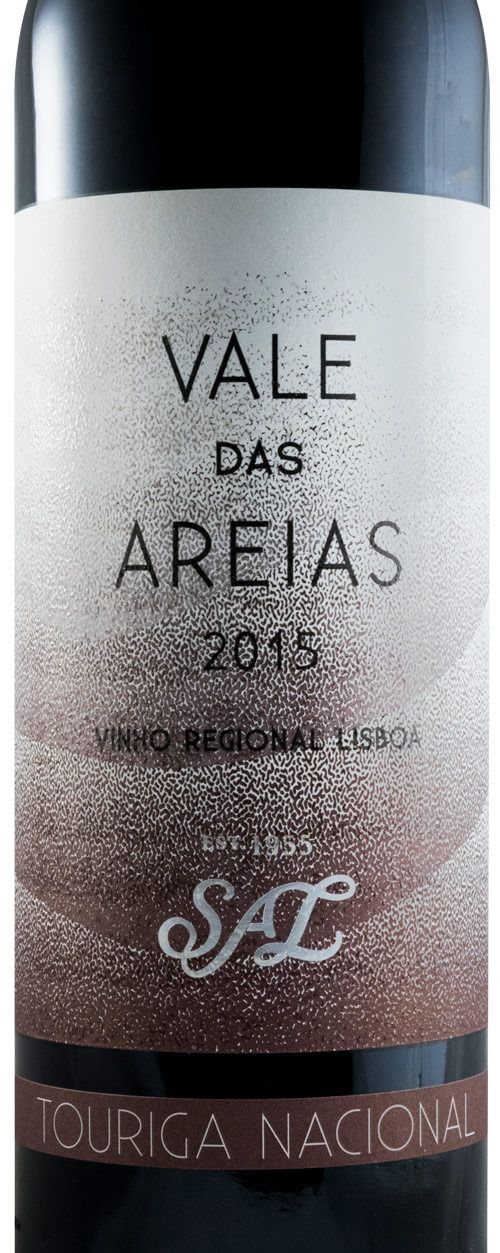 2015 Vale das Areias Touriga Nacional tinto (rótulo danificado)
