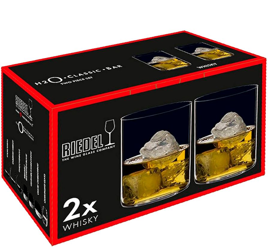 Conjunto Copos Riedel The O Wine Tumbler Whisky H2O (2x43cl)