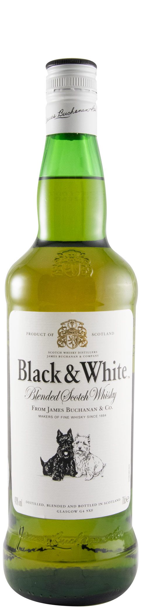 ウイスキー Black & White ジェームス ブキャナン ブラック＆ホワイトの通信販売