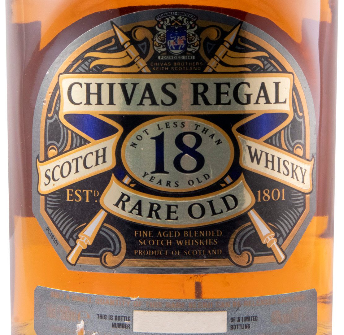Chivas Regal Rare Old 18 anos (rótulo preto)