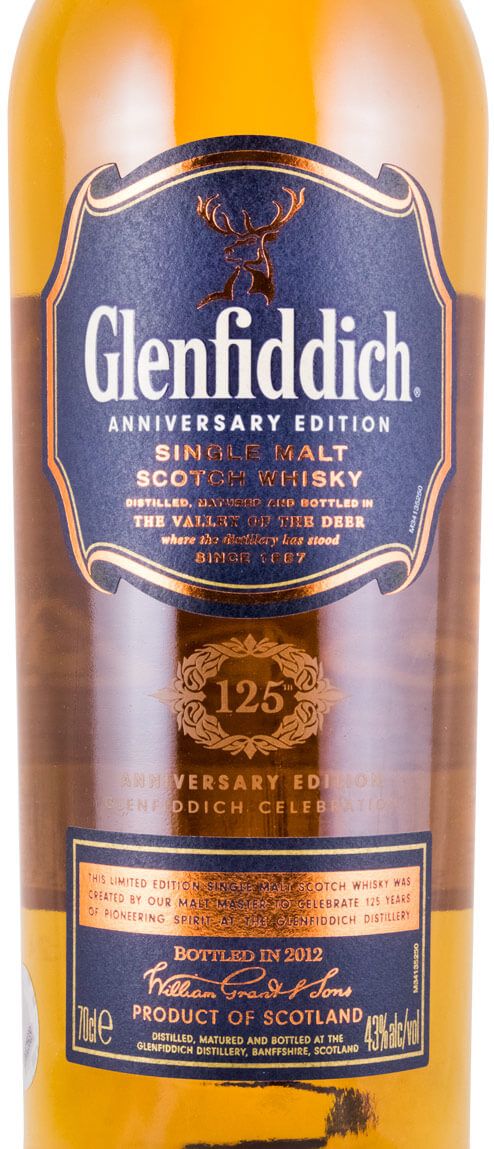 グレンフィディック 125周年 アニバーサリー 700ml 43度 ウィスキー 楽天市場】グレンフィディック 125周年記念ボトル
