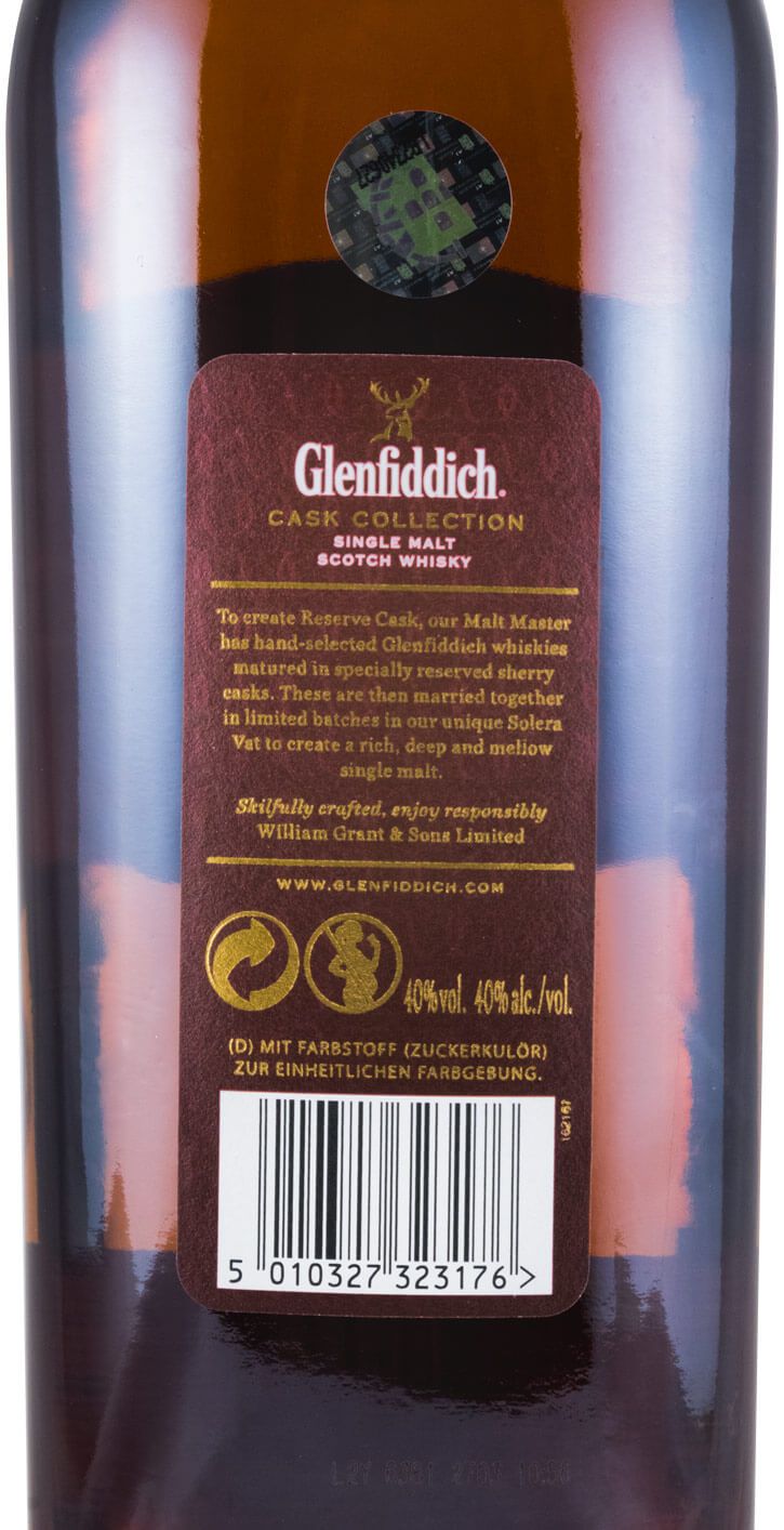 Glenfiddich Reserve Cask シングルモルト ウイスキー Amazon.co.jp: GLENFIDDICH(グレンフィディック) 18年 スモール