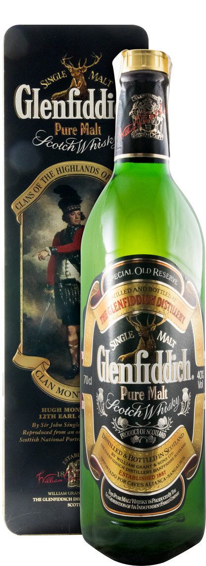 2304円 【海外輸入】 Glenfiddich ピュア モルト スコッチ ウイスキー 750ml 43% グレンフィディック Scotch Whisky 2本セット 箱1個 美品