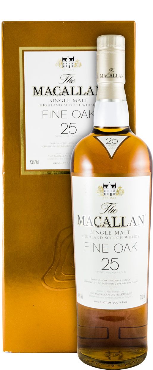 マッカラン ファインオーク25年The Macallan ウイスキー 木箱入り