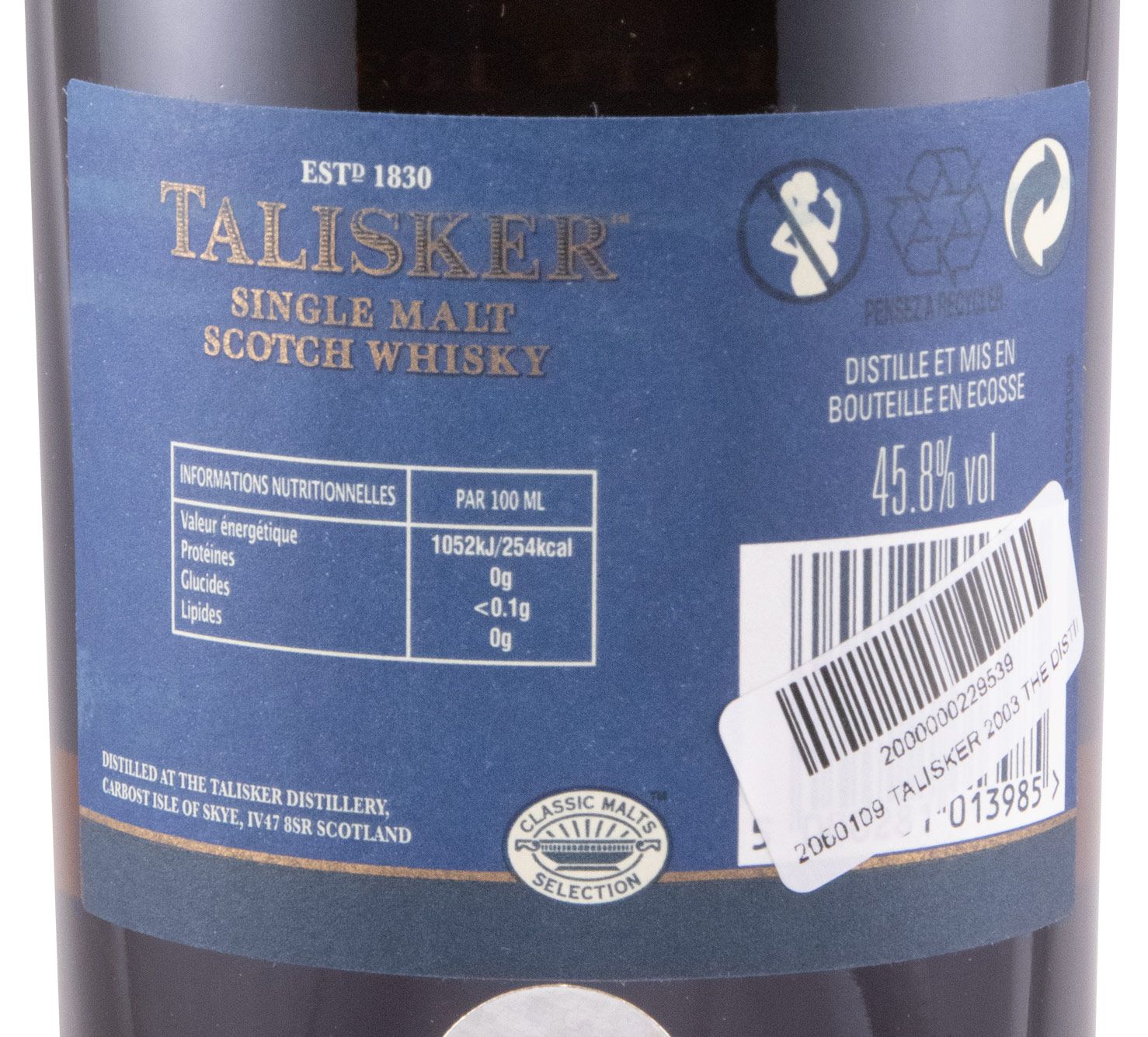 2003 Talisker The Distillers Edition Double Matured Amoroso Cask (bottled in 2014)