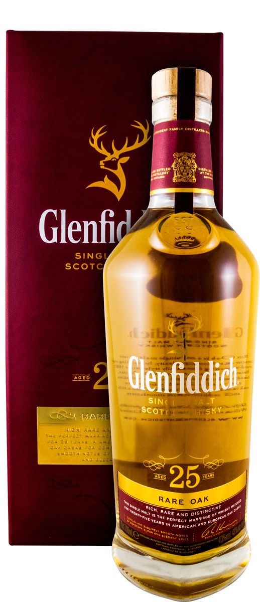 Glenfiddich Rare Oak 25 anos