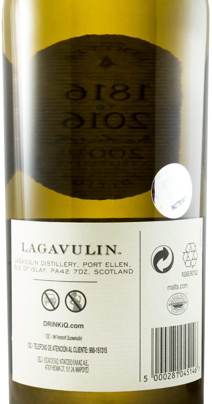 Lagavulin 200 Anos Edição Limitada 8 anos