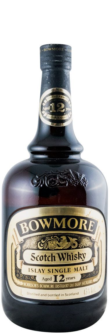 Bowmore 12 anos 1L (garrafa antiga)