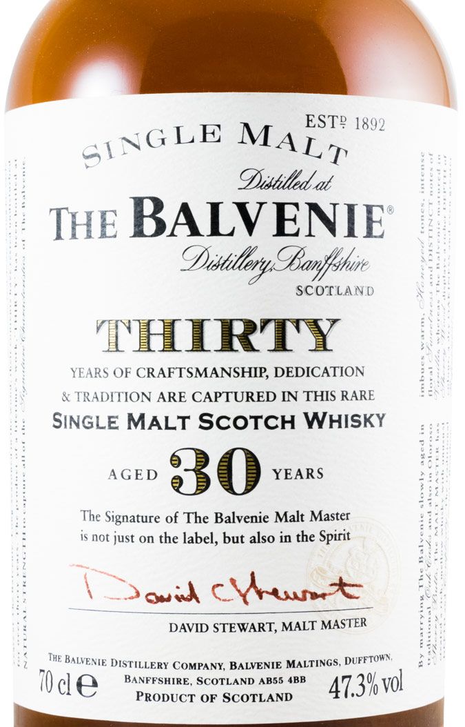 Balvenie Thirty 30 anos Balvenie Thirty 30 anos