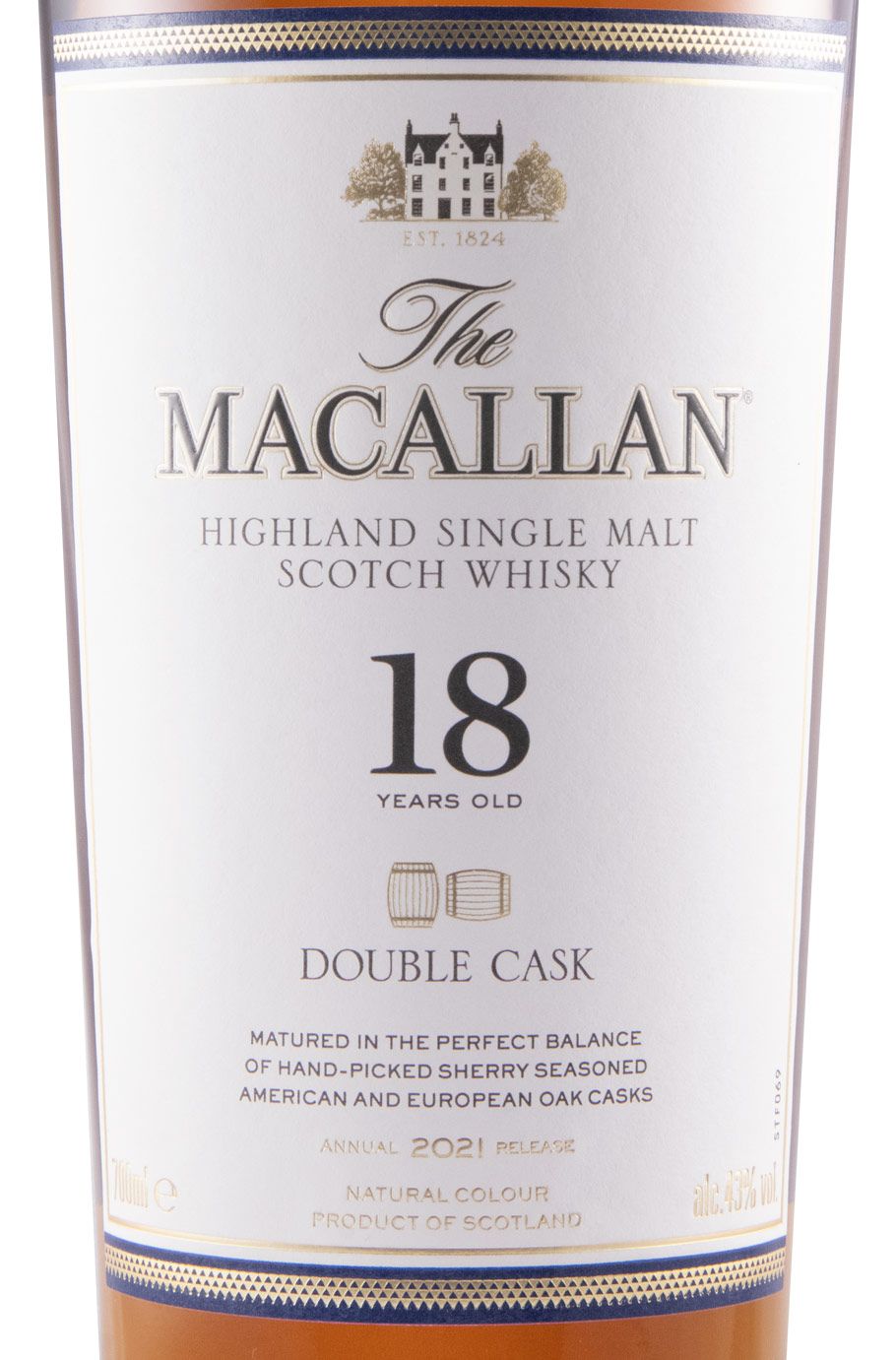 Macallan Double Cask 18 anos (engarrafado em 2021)