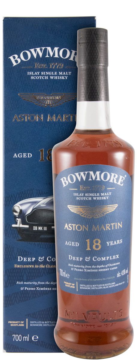 Bowmore Aston Martin Edição Limitada 18 anos