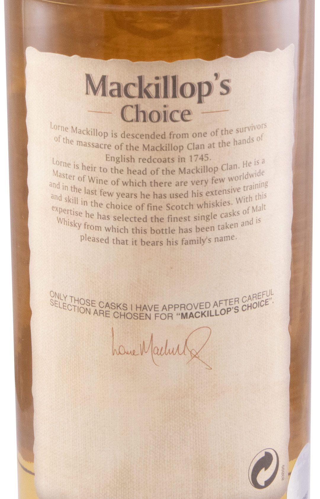 1986 Mackillop's Choice Dalmore Single Cask (bottle n.º 23)