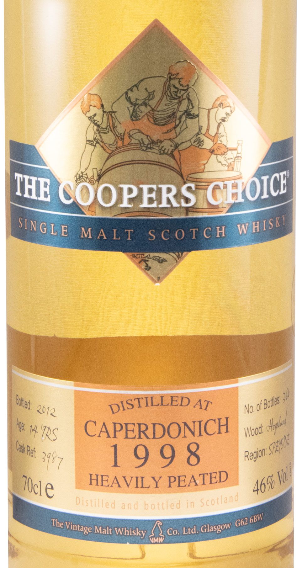1998 The Coopers Choice Caperdonich Heavily Peated