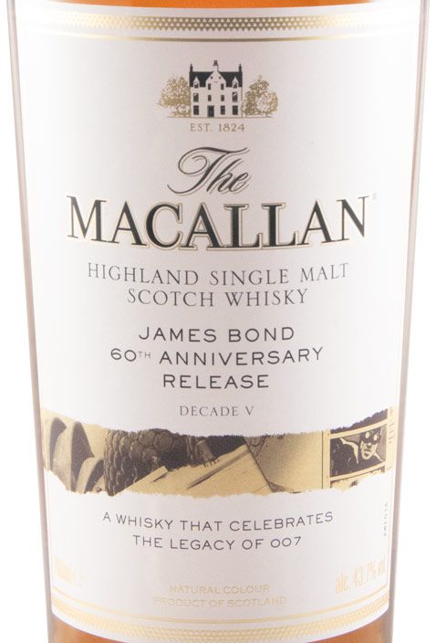 Conjunto Macallan James Bond 60th Anniversary 6x70cl