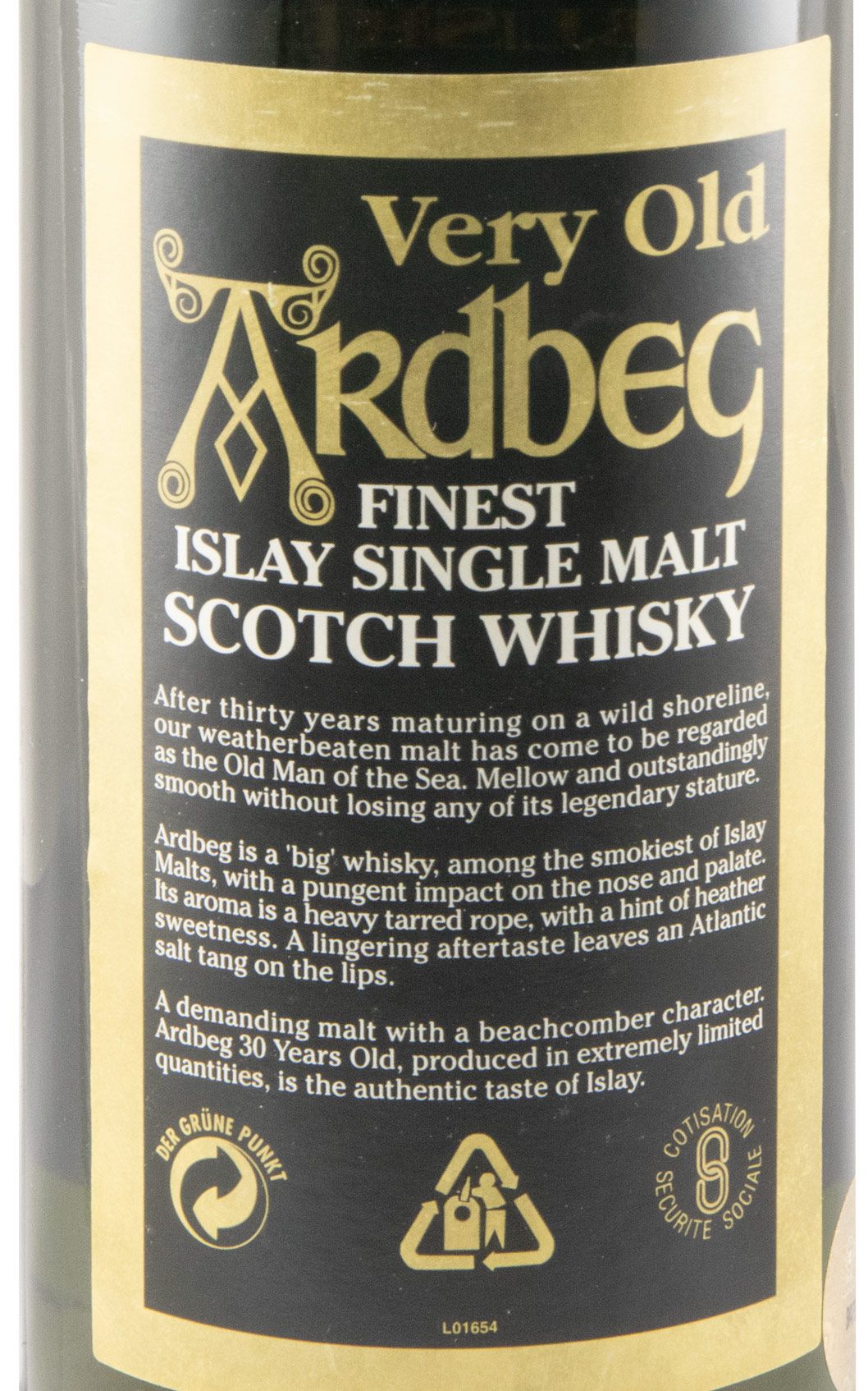 Ardbeg (アードベッグ) Very Old 30 yo Ardbeg 30 Years Old - Very Old Ardbeg - Guaranteed 30 Years