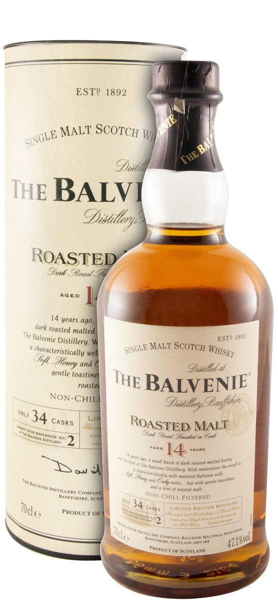 (レア品)THE BALVENIE ROASTED MALT 14年 レア品)THE BALVENIE ROASTED MALT 14年