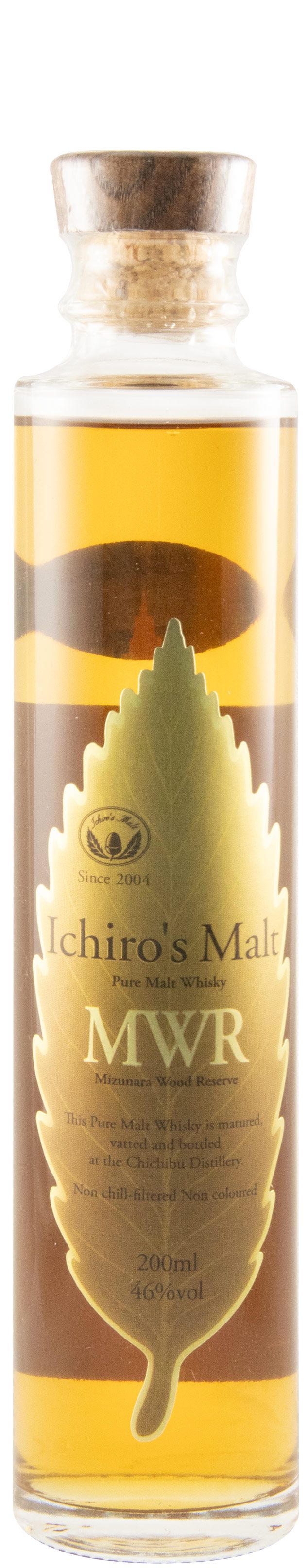 Ichiro's Malt MWR 200ml 46% ウイスキー Amazon.co.jp: イチローズモルト ミズナラウッドリザーブ 46度