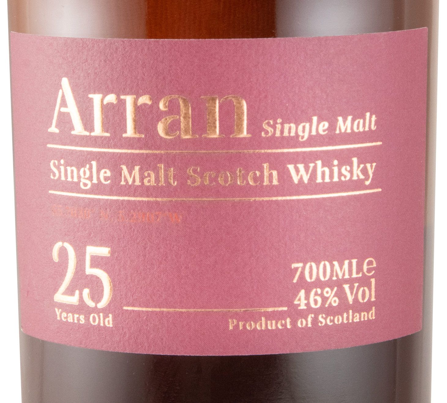 アラン　Arran 25年　700ml Amazon.co.jp: アラン 25年 700ml 46度 バーボン&シェリー カスク
