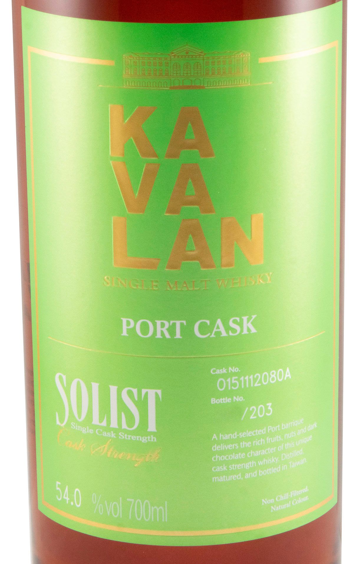 KAVALAN SOLIST シングルモルトウイスキー 54% BUY] Kavalan Solist Peated 54% Single Malt Whisky | 700ML at