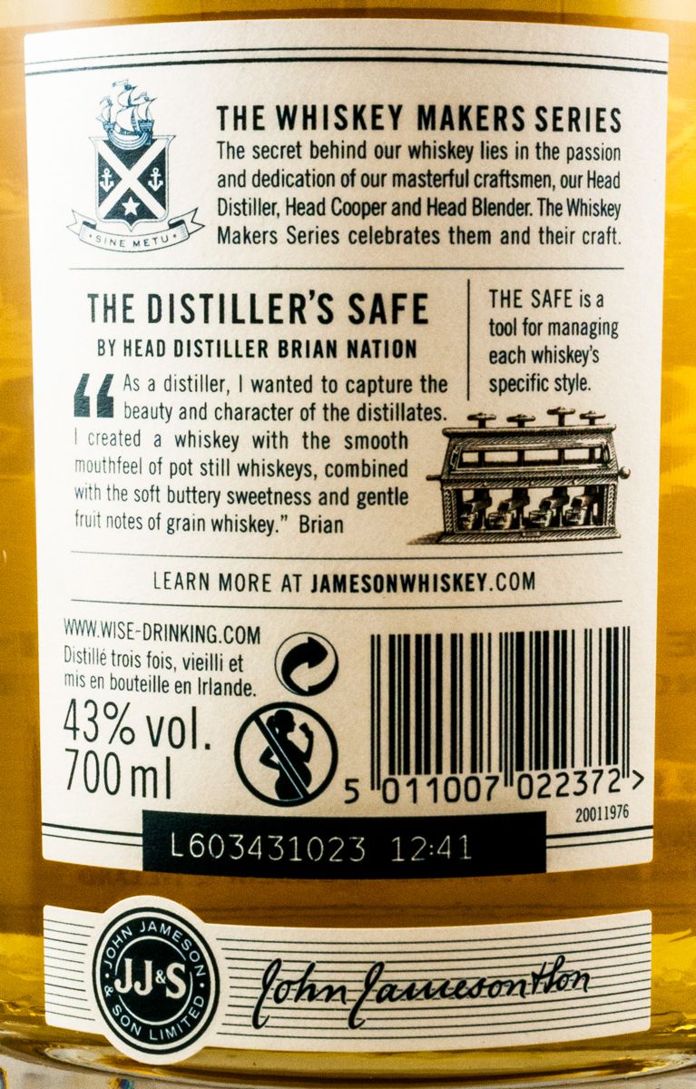 Jameson The Distiller's Safe