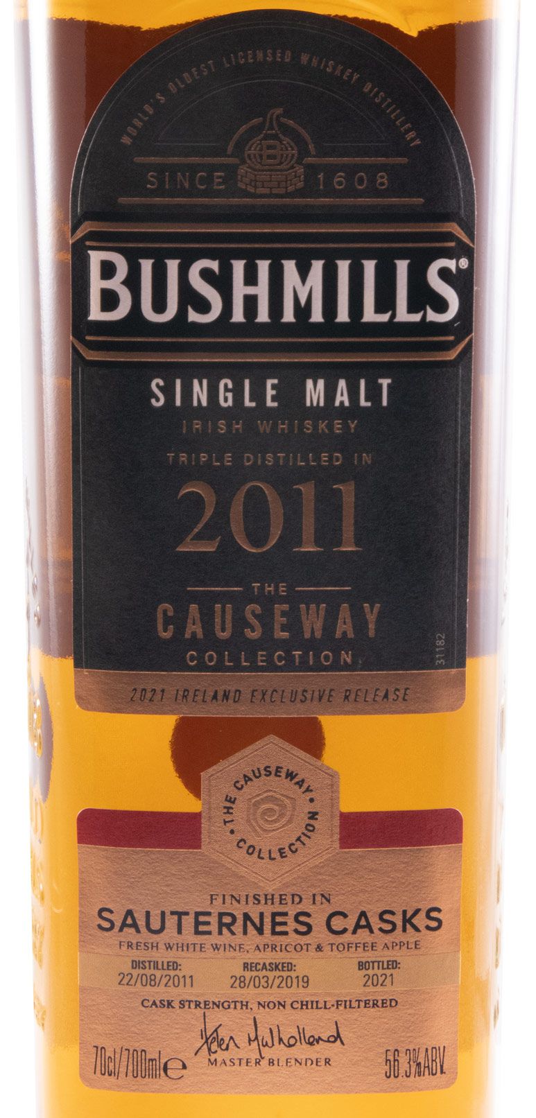 2011 Bushmills The Causeway Collection Sauternes Casks Single Malt