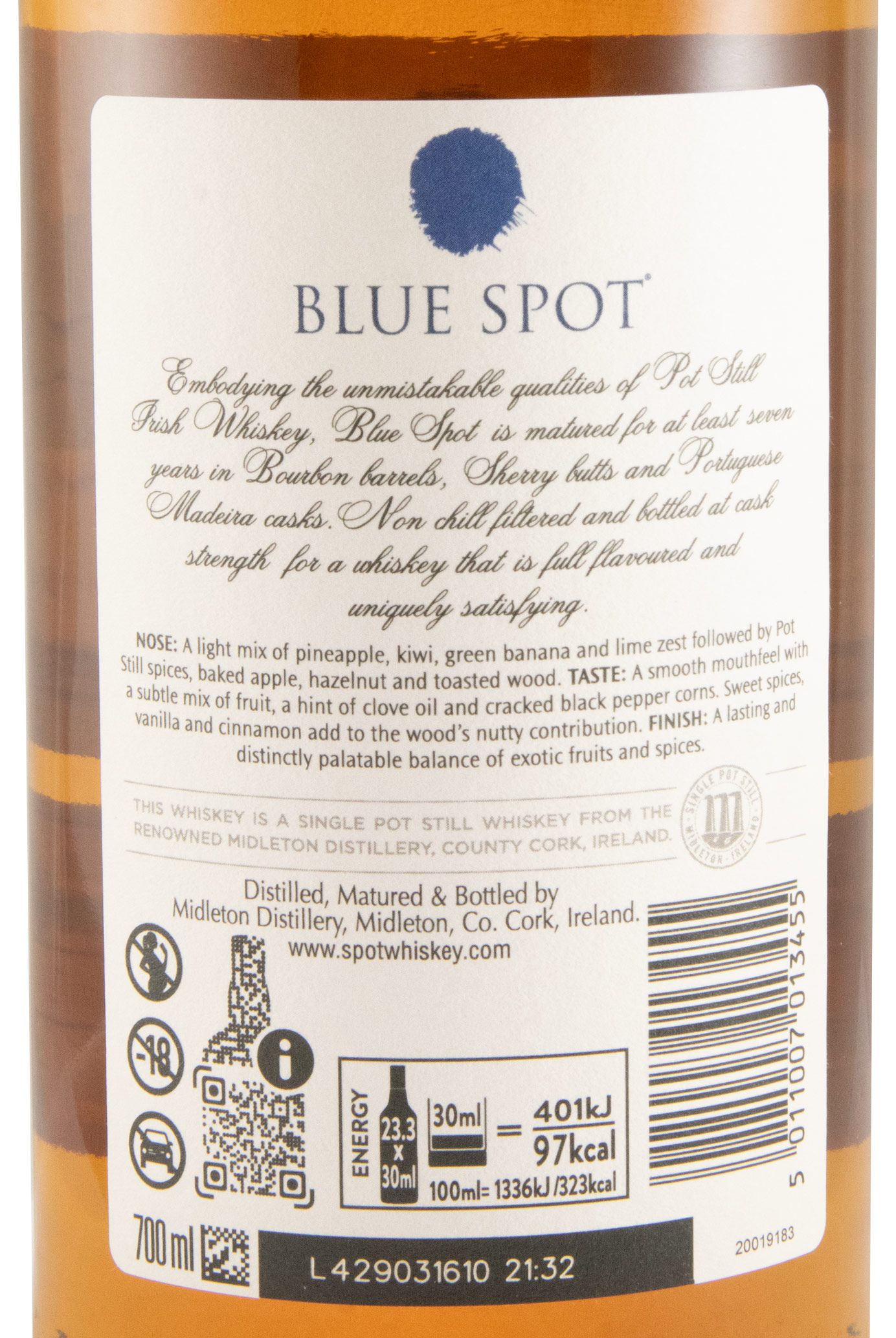 Blue Spot Cask Strength 7 years