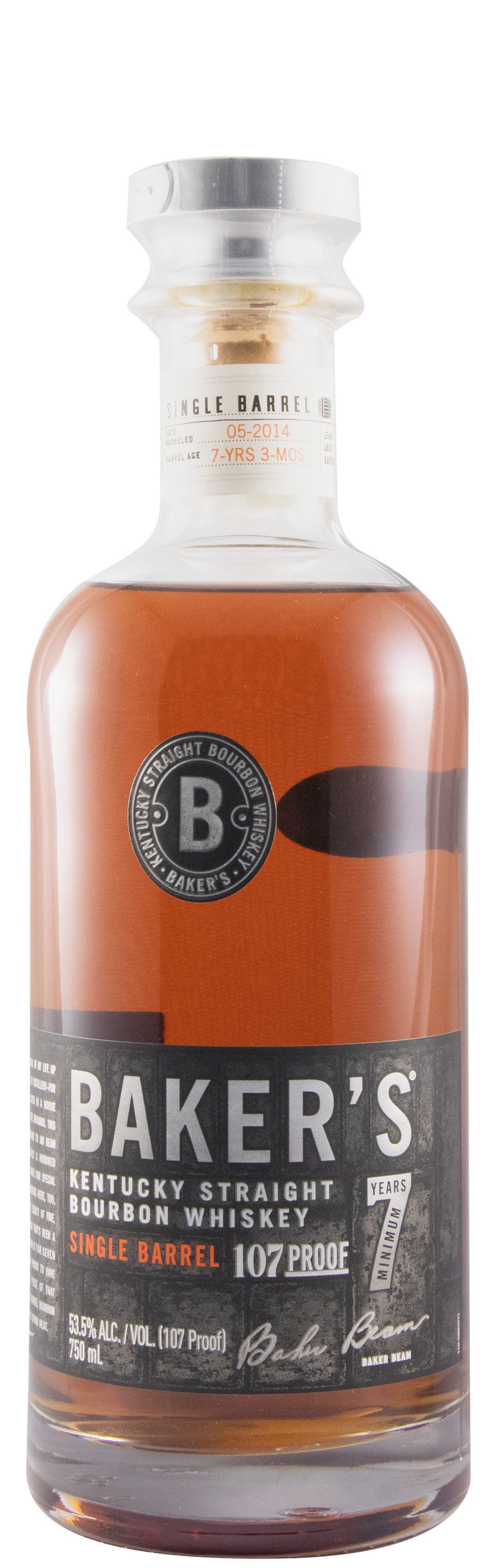 Baker's Single Barrel 107 Proof 7 years 75cl