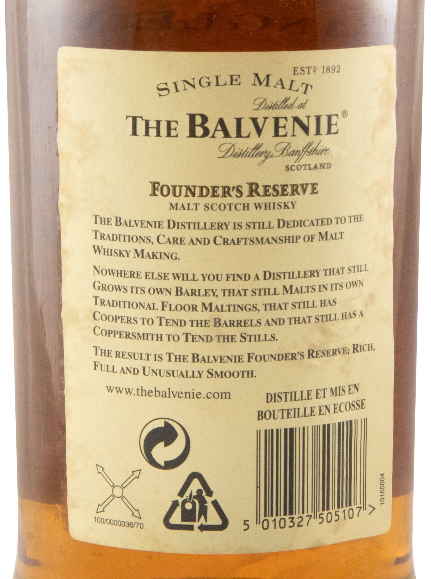 レア品The Balvenie Founder's Reserve 10年 Balvenie 10 年 Founder's Reserve | スペイサイド スコッチ