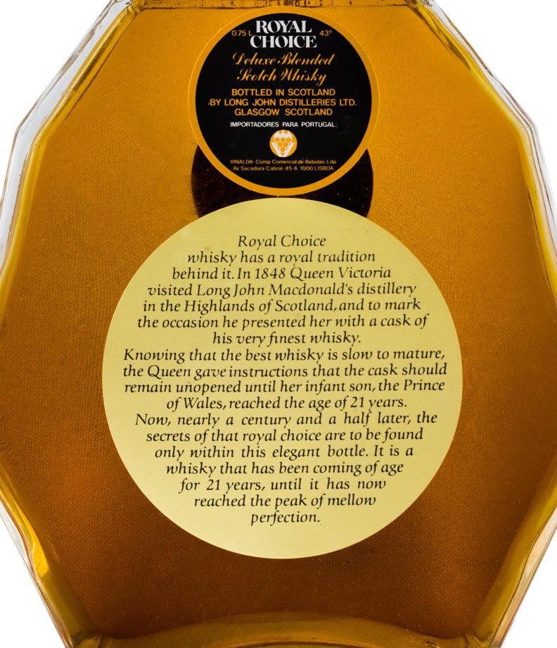 Long John Royal Choice 21 years 75cl