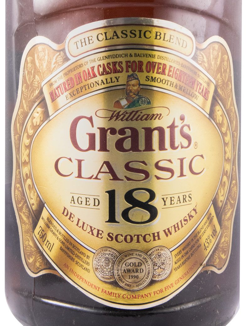 古酒 William Grant's CLASSIC グランツ 18年 旧ボトル