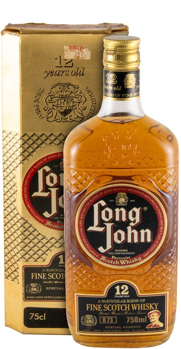 ウイスキー Long John 12years Long John 12 anos (rótulo preto) 75cl