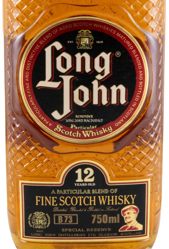 Long John 12 anos (rótulo preto) 75cl