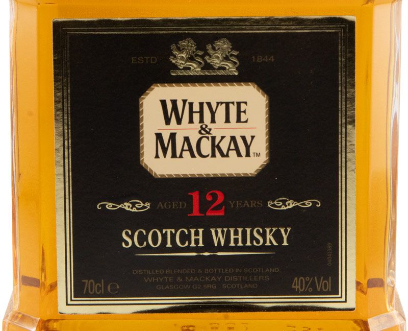 Whyte & Mackay 12 years (rectangular bottle)