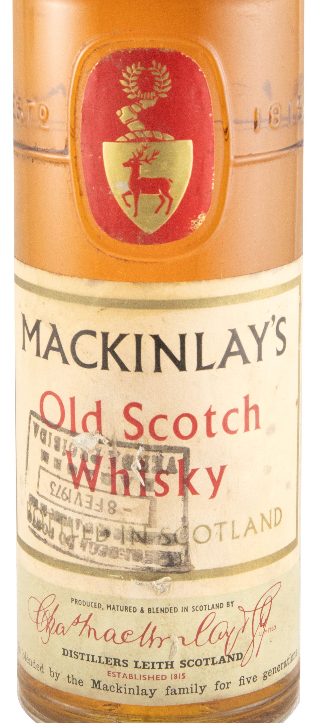 未開封☆マッキンレーズMACKINLAY'S Old Scotch Whisky Mackinlay's Old Scotch Whisky 1970s