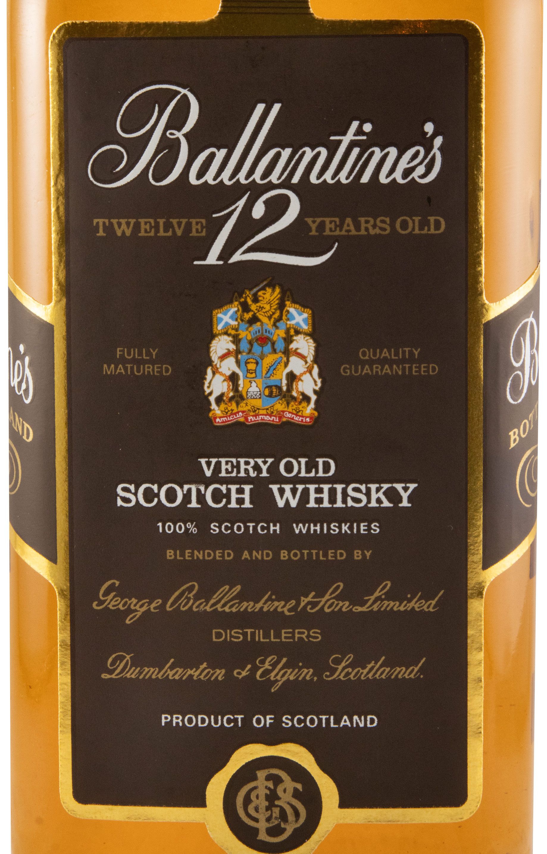Ballantine's 12年ウイスキー 1本 Amazon.co.jp: 【ギフト プレゼント に】 BALLANTINE