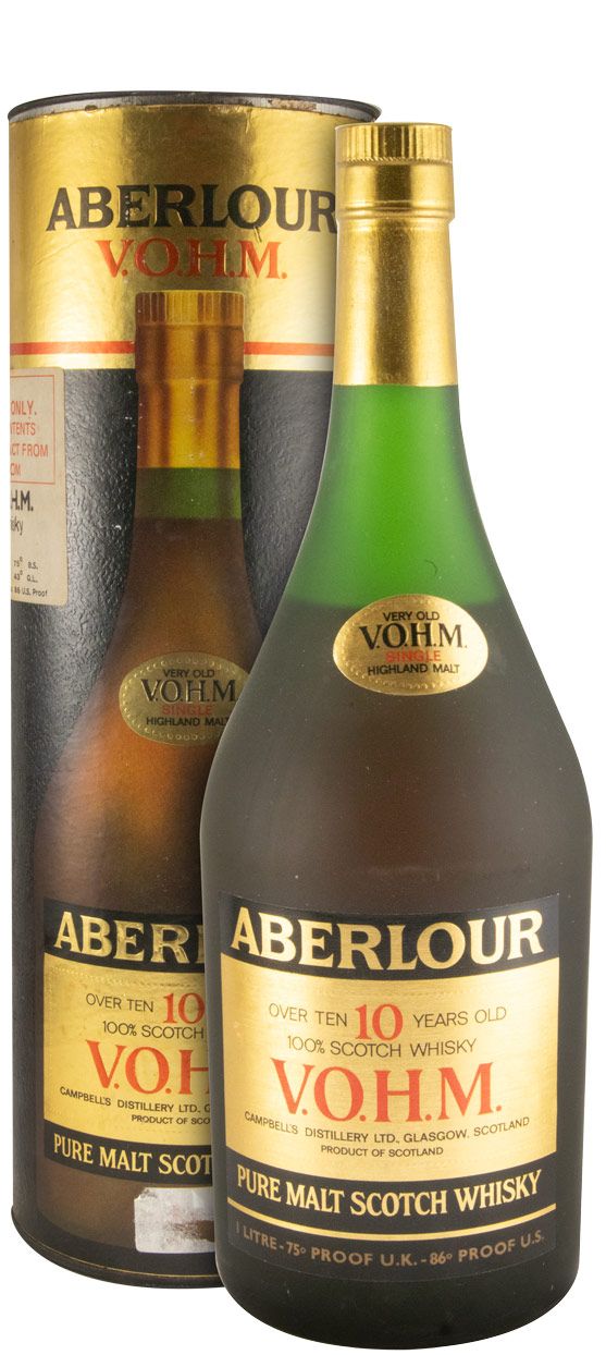 ABERLOUR 10年V.O.H.M ウイスキー ABERLOUR 10年V.O.H.M ウイスキー 古酒 ABERLOUR V.O.H.M 10年