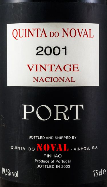 2001 Noval Nacional Vintage Porto