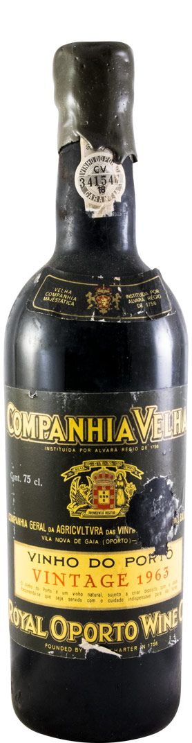 1963 Real Companhia Velha Vintage Портвейн (черная этикетка)