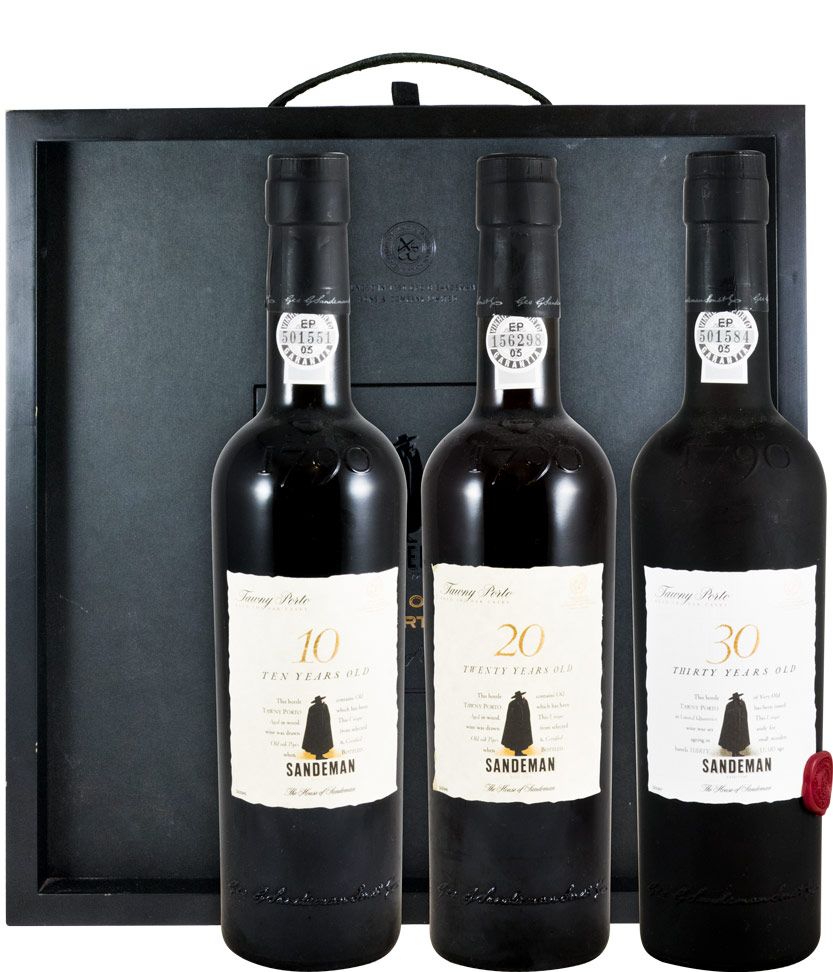 Conjunto Sandeman Century Of Tawny Porto (10, 20, 30 e 40 anos)