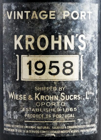 1958 Krohn Vintage Port