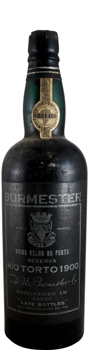 1900 Burmester Rio Torto Reserva Late Bottled Porto
