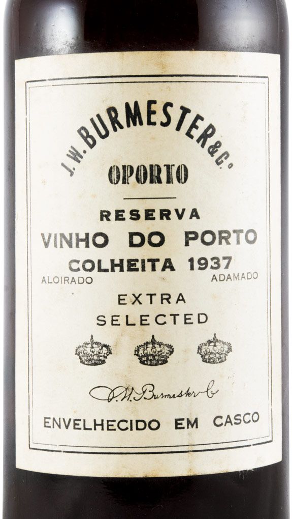 1937 Burmester Colheita Port (old label)
