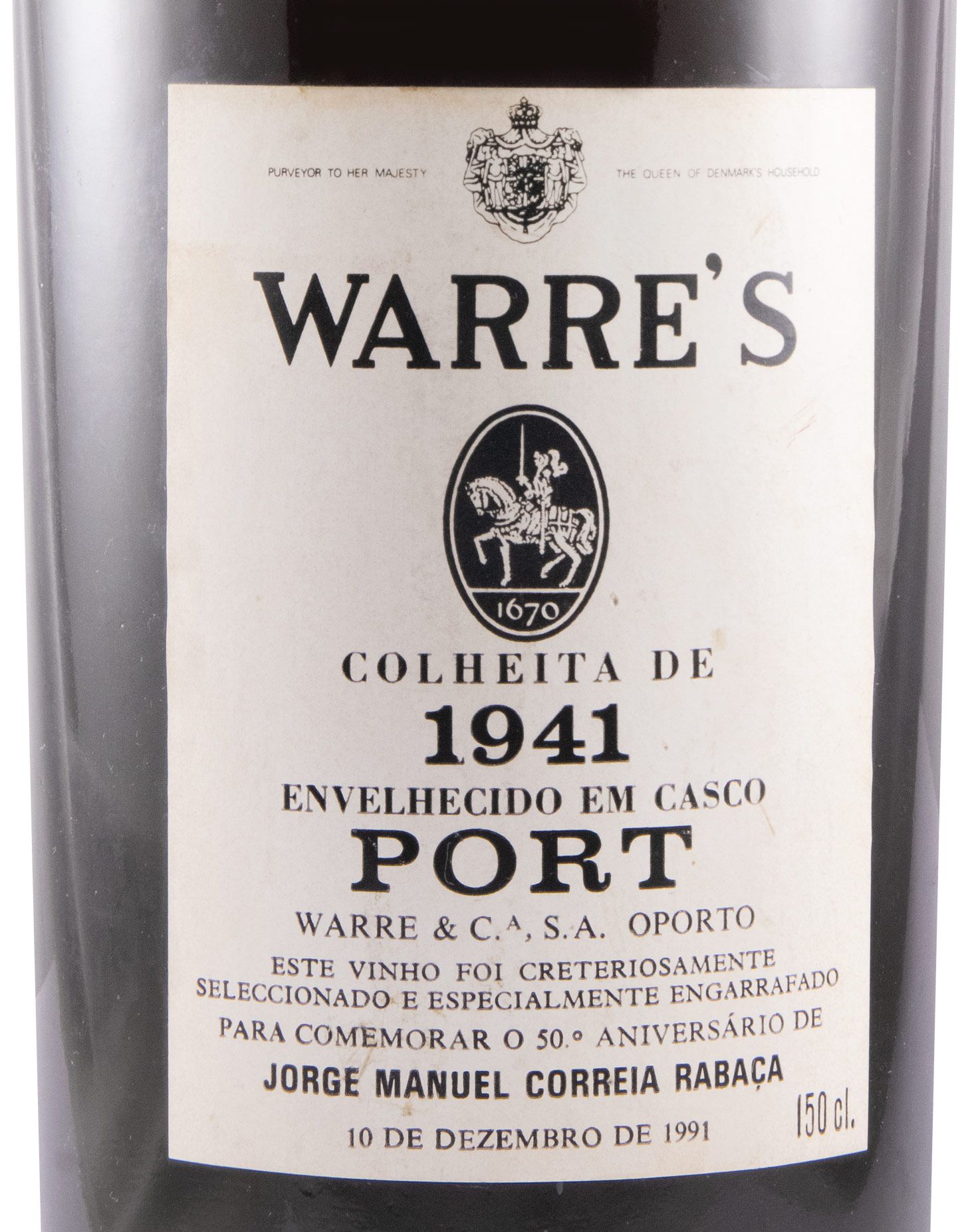 1941 Warre's Colheita 1.5L