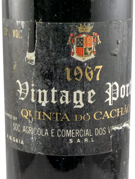 1967 Messias Quinta do Cachão Vintage Porto