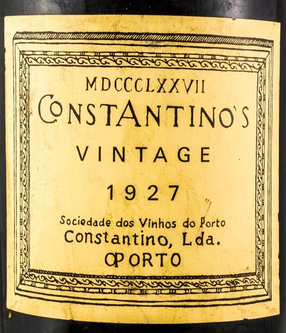コンスタンティノ・ヴィンテージ ポート 1927年