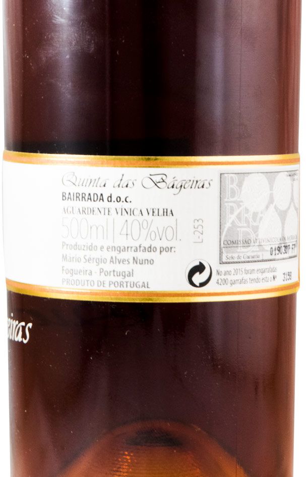 Wine Spirit Quinta das Bágeiras Velha 50cl