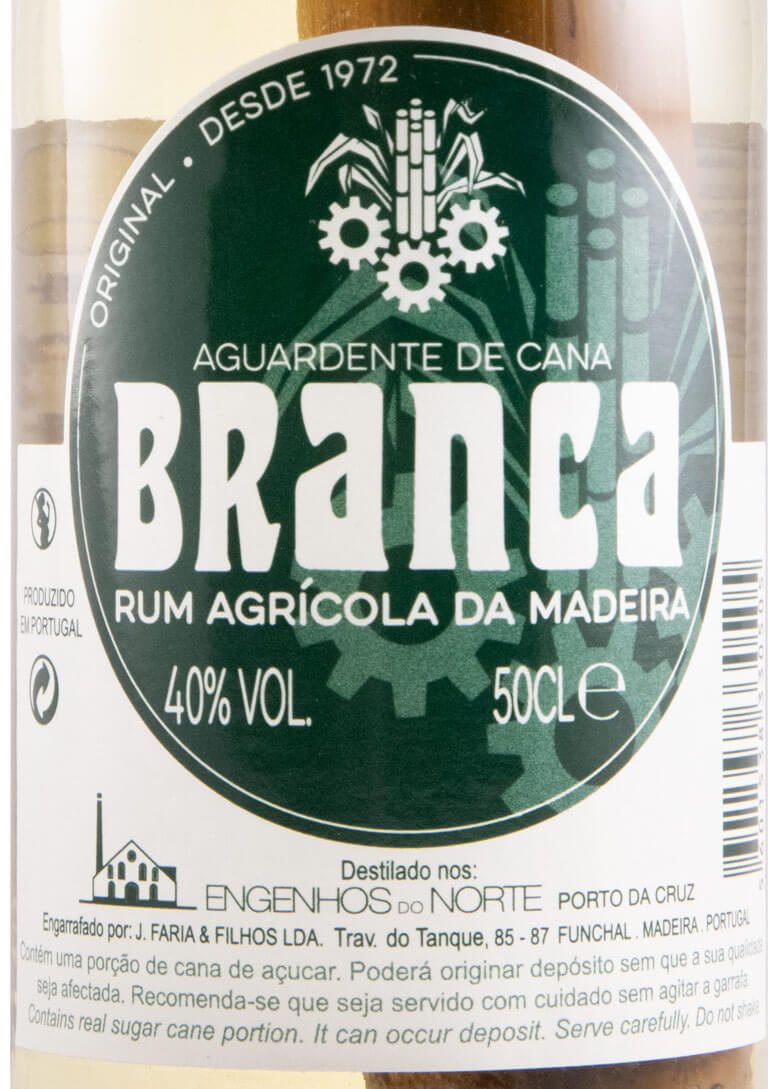 Aguardente de Cana da Madeira Branca 50cl